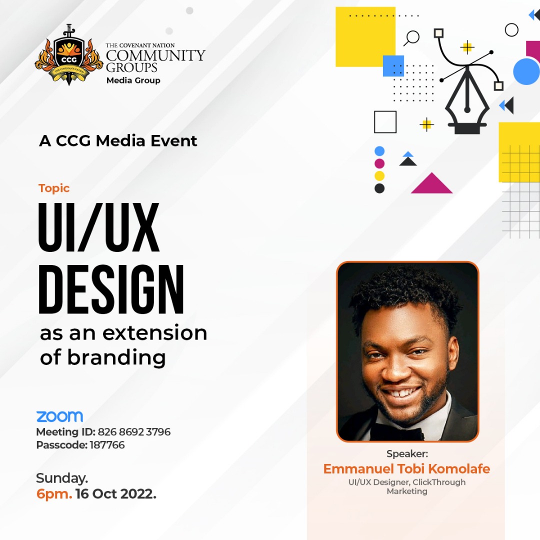 Poster of Emmanuel at a speaking event